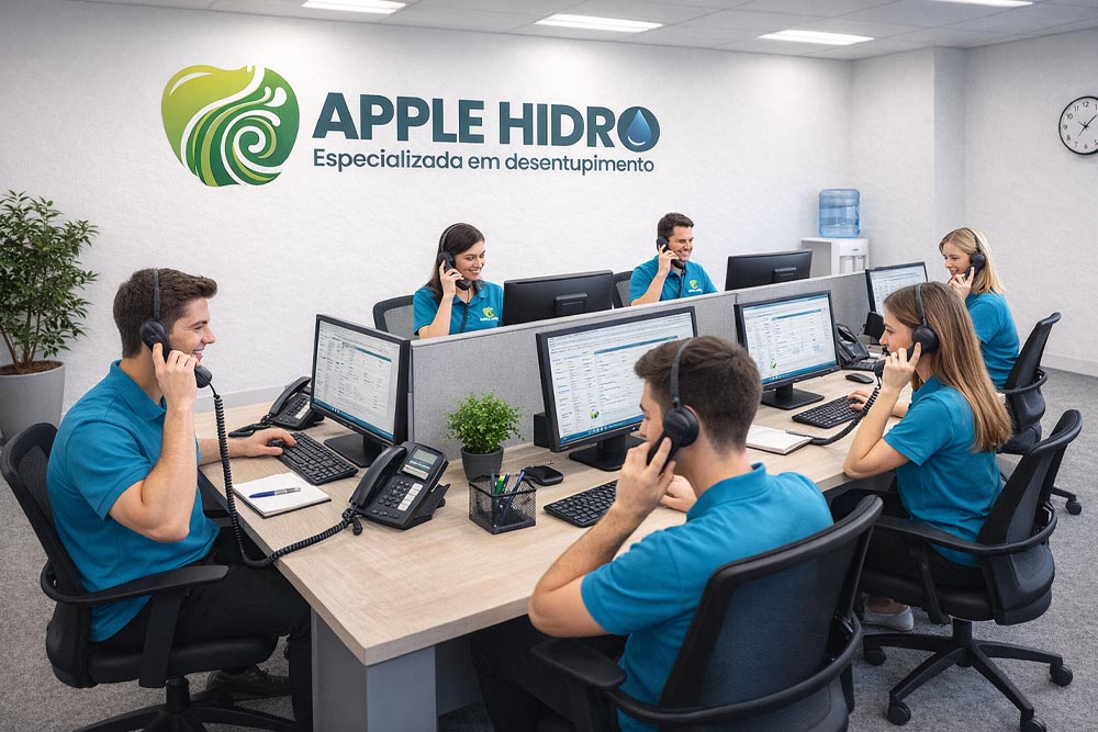 Processo de desentupimento de vaso sanitário com máquina profissional